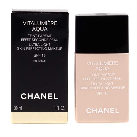 chanel vitalumiere aqua beige tendre|chanel vitalumiere aqua 20 beige.